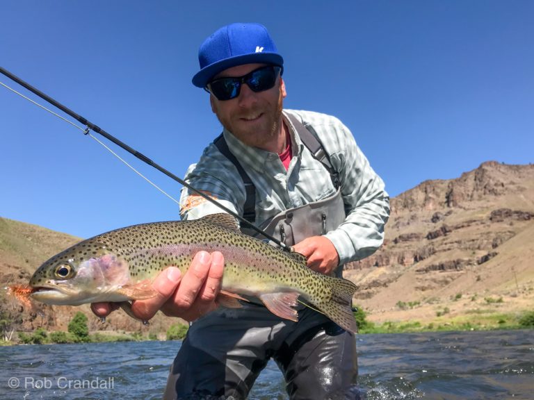 Deschutes River guided fly fishing trip